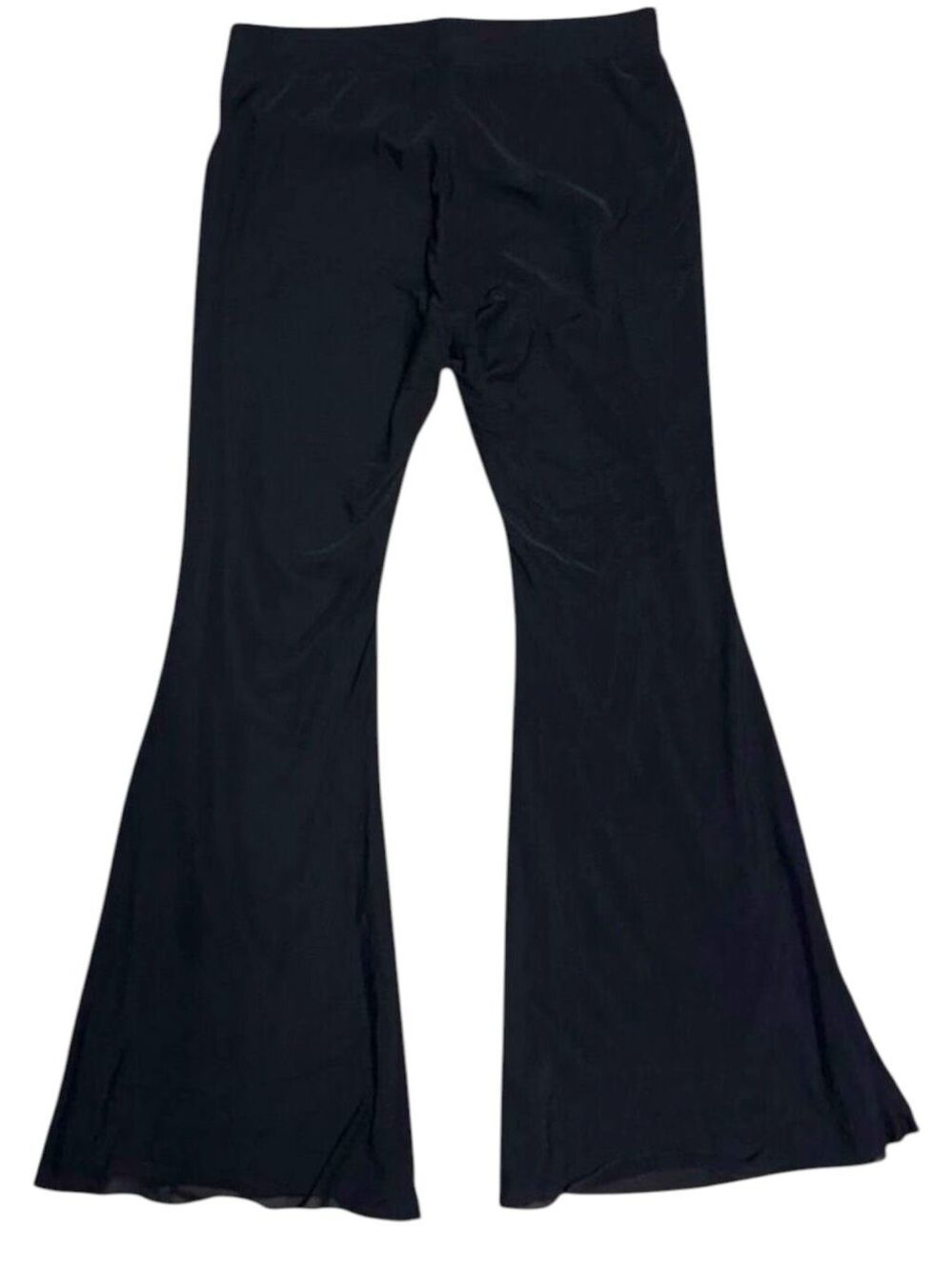 Torrid Festi Black Mesh Stretch Ruched Top Flare Pants Matching Set Plus Size 2 - Picture 8 of 12